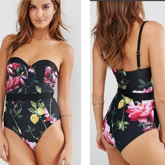 Ted Baker Other - Ted Baker Camilaa Citrus Bloom One-Piece NWT